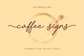 Coffee Signs 1 - arutype.com