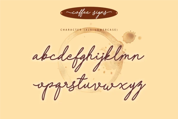 Coffee Signs 2 - arutype.com