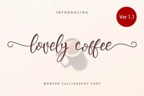 Lovely Coffee 1 - arutype.com