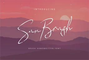 Sun Brush 1 - arutype.com